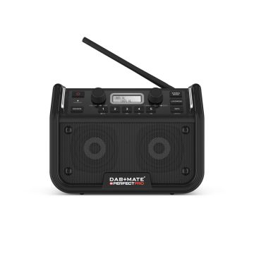 Perfectpro bouwradio -DAB+Mate, DAB+ - FM RDS - Bluetooth - Aux-in - Oplaadbaar