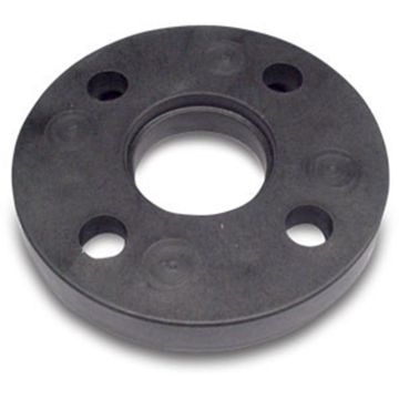 PP Flens met gietijzeren kern 225mm zwart DN200 8 gaten