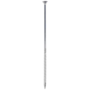 Dynaplus constructieschroef platverzonken kop Torx TX-30 6,0 x 160/80mm + snijpunt, elvz.