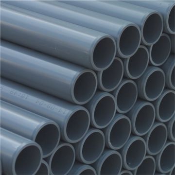 PVC-U drukbuis 16 x 1,5mm glad x glad, KIWA 16bar L=4mtr grijs