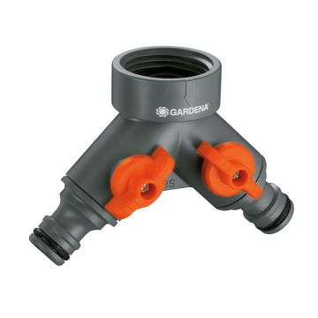 Gardena 938-20 2-weg waterverdeler 3/4" bi.dr.