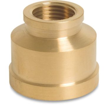 Messing verloopsok 3/4" bi.dr. x 1/4" bi.dr.