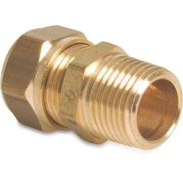 Bonfix knelfitting.koppeling buiten x knel S1212 1/2" x 10mm
