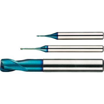 Phantom NG VHM HSC torusfrees‚ 2-snijder, 8mm, TiAlN-B coating‚ 45-70 HRc