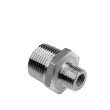 RVS 316 verloopnippel 1" x 3/4" BSP