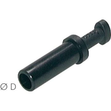 Blindstop QSC 5mm tbv. luchtkoppelingen ( rood / FDA gekeurd )