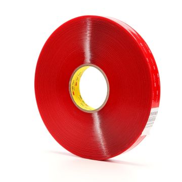 3M 49052566 VHB 4905F dubbelzijdig foamtape, 25mm x 66mtr x 0,5mm, acrylaatfoam transparant