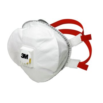 3M 8835+ stofmaskers met ventiel en rand FFP3 schadelijk fijnstof: 50x MAC (verp. à 5 st)