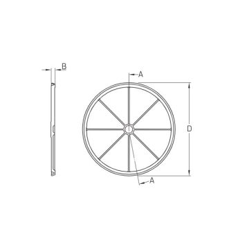 SKF ASNH 513-611 lagerhuis einddeksel