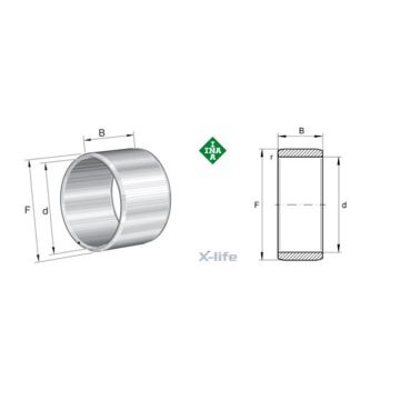INA IR 55 x 60 x 25-XL naaldlager binnenring