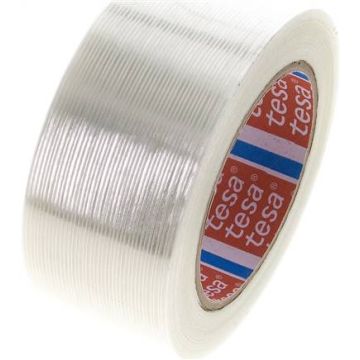 Tesa 4590 tape verstevigd 50mm x 50mtr universeel