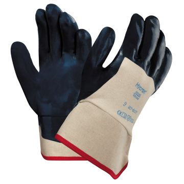 Ansell Hycron 27-607 handschoen blauw/wit maat 10