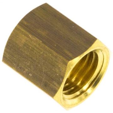 Messing wartelmoer M8 x 1 tbv. messing knelfitting slang Ø4mm
