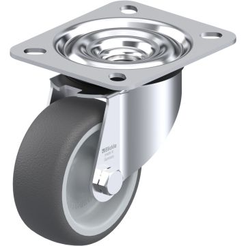 Blickle LE-PATH 80G zwenkwiel velg met PA kern PU loopvlak