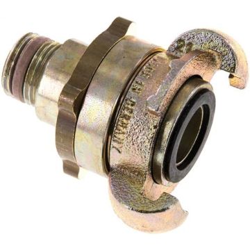 Compresser veiligheidsklauwkoppeling, 1/2" bu.dr. nastelbaar, 16bar, DIN3238, verzinkt