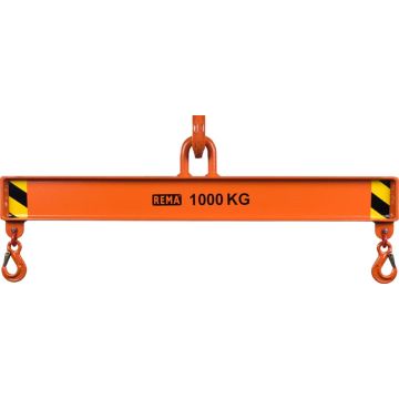 Rema 3962005 - TRA-VA-1000-2.5M traverse met 2 vaste haken WLL 1,0ton