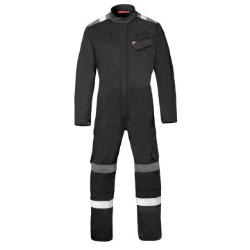 Havep 20335-CDK overall vlamvertragend zwart/grijs
