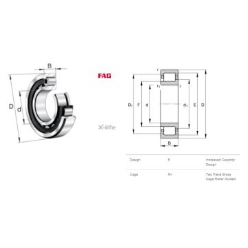 FAG NJ 216-E-XL-M1-C3 cilinderlager