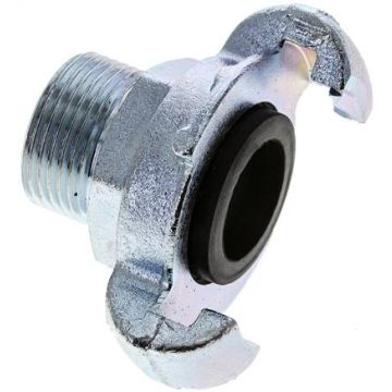 Compressor klauwkoppeling 3/4" bu.dr. D3489, klauwafstand 42mm, verzinkt, max. 10bar
