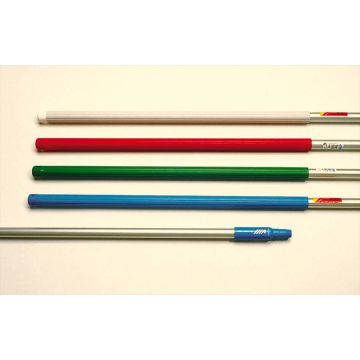 Vikan 29375 ergo steel alu 150cm wit d=32mm