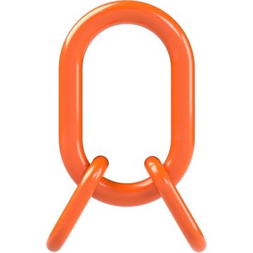 Rema 2693116-3.5 - kettingsamenstel 3-sprong topschalm RMA - lasthaak met klep 3,5mtr 21.000kg/16mm