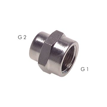 Messing vern. sok met zeskant 1/2"