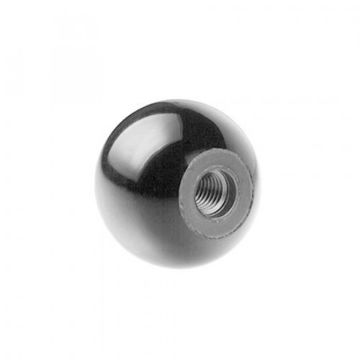 Kogelknop 32mm, M10 stalen draadbus DIN 319