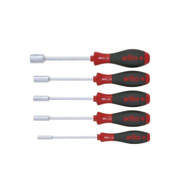 Wiha 1034 schroevendraaierset SoftFinish zeskantdopsleutel 5-dlg.