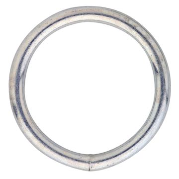 Gelaste ring staal verzinkt Ø12mm binnendiameter Ø100mm