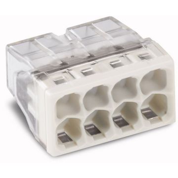 Wago 2273-208 lasklem 8 voudig 0,5-2,5mm² transparant grijs