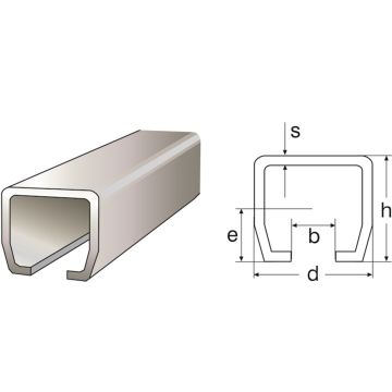 Rema 4001001 - looprail type PR100 30 x 28mm