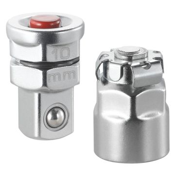 Facom 467B.ADAPT.10 set van 2stuks adapters voor sleutels 10mm naar vierkant 1/4"