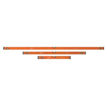 Bahco 416-SET-1 waterpas set 3-dlg. L=600mm, 1200mm en 1800mm