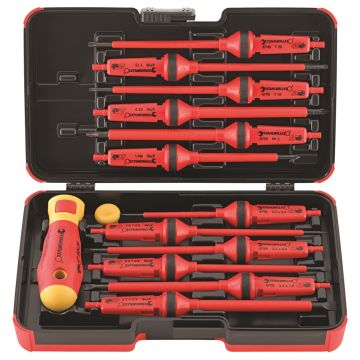 Stahlwille 4798 VDE schroevendraaierset 14-dlg., handvat met verwisselbare klingen