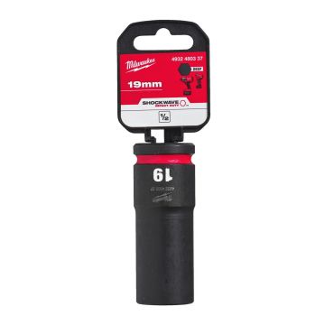 Milwaukee 4932480337 - Shockwave Impact Duty 6-kant krachtdop 1/2" x 19mm, L=78mm