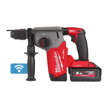 Milwaukee M18 ONEFHX-552X - accu boorhamer 18V/ 2,5 J/SDS-plus - incl. 2x accu 5.5Ah&lader, in HDBox