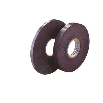 3M MGO 1317 zelfklevend magneetband, 25mm breed, 1,5mm dik, rol à 30,5mtr, bruin