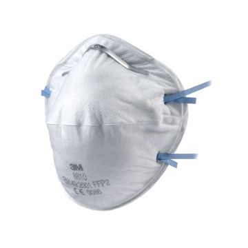 3M 8810 stofmaskers FFP2 schadelijk fijnstof: 10x MAC (verp. à 20 st)