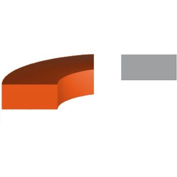 Steunring 45 x 50 x 1,3mm PE 55D oranje