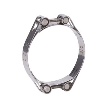 Pa-Ri (nr.100) slangklem 92-104mm RVS type 1A, 2-delig