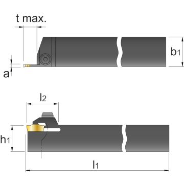 Phantom steekplaathouder uitwendig R1616-3-4 tbv. steekplaat 3-4mm breed