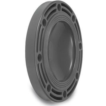 PVC-U blindflens 225mm DN200, steekmaat 295mm