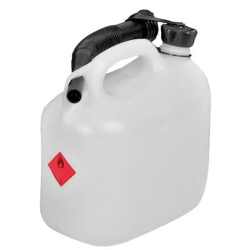 Hikoki 714821 - benzine jerrycan à 5ltr met dop en flexibele schenktuit (HDPE)