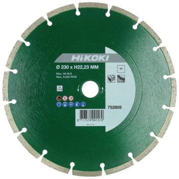 Hikoki 752801 - diamant zaagblad Ø115 x 22,2 x 7mm universeel/afwisselend gebruik