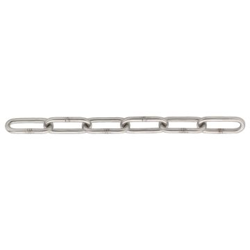 RVS 316 voetketting 5mm, DIN 763