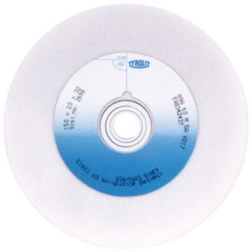 Tyrolit 2536 - keramisch rechte slijpsteen 125 x 20 x 32mm wit P60, type 89A 60 M5A V217