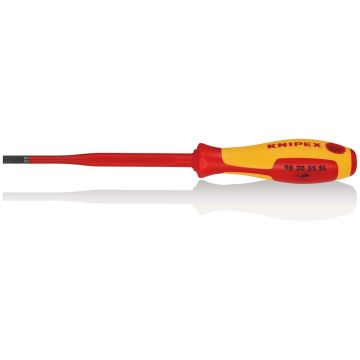 Knipex 982055 SL schroevendraaier plat sleuf 5,5 x 1,0 x 125mm VDE 1000V