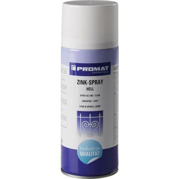 Promat zinkspray licht/wit aluminium 400ml spuitbus