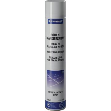 Promat bodemmarkeringsspray 750ml wit spuitbus