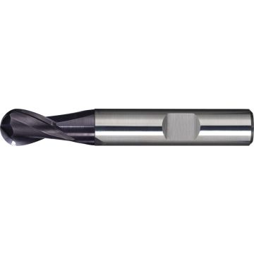 Promat volledige radiusfrees 2-snijder Ø20,0mm inzetlengte 40mm VHM TiAlN-gecoat DIN 6535 HB